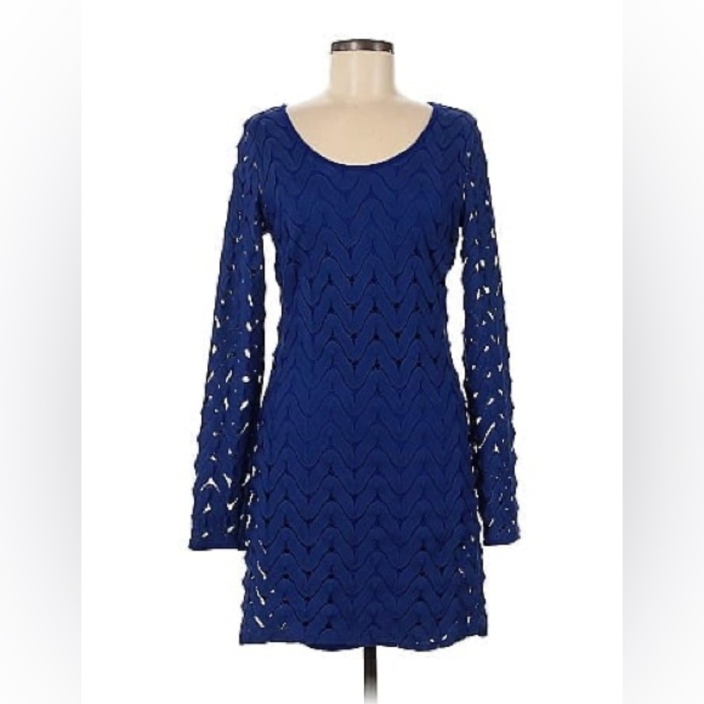 Blue free people dress